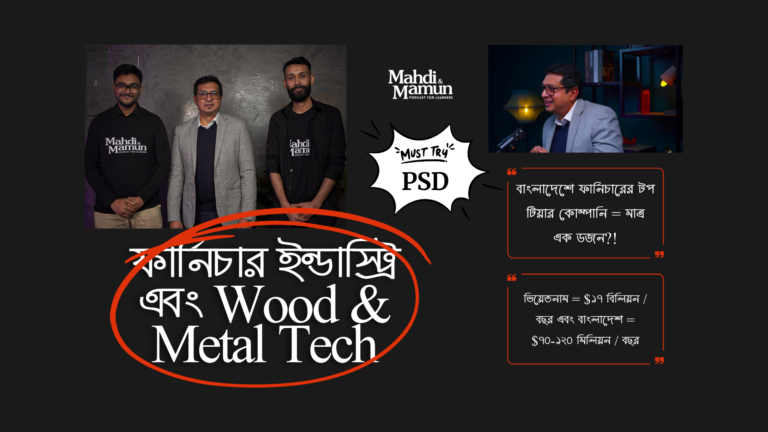 Episode 4 - Wood & Metal Technology and Furniture Industry Bangladesh